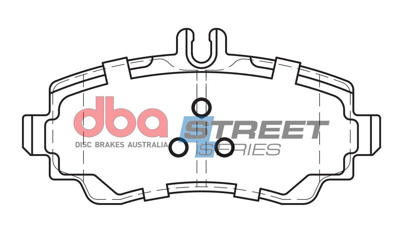 Placute Frana DBA Street Series Ceramic Fata Mercedes-Benz A-Class DB2021SS