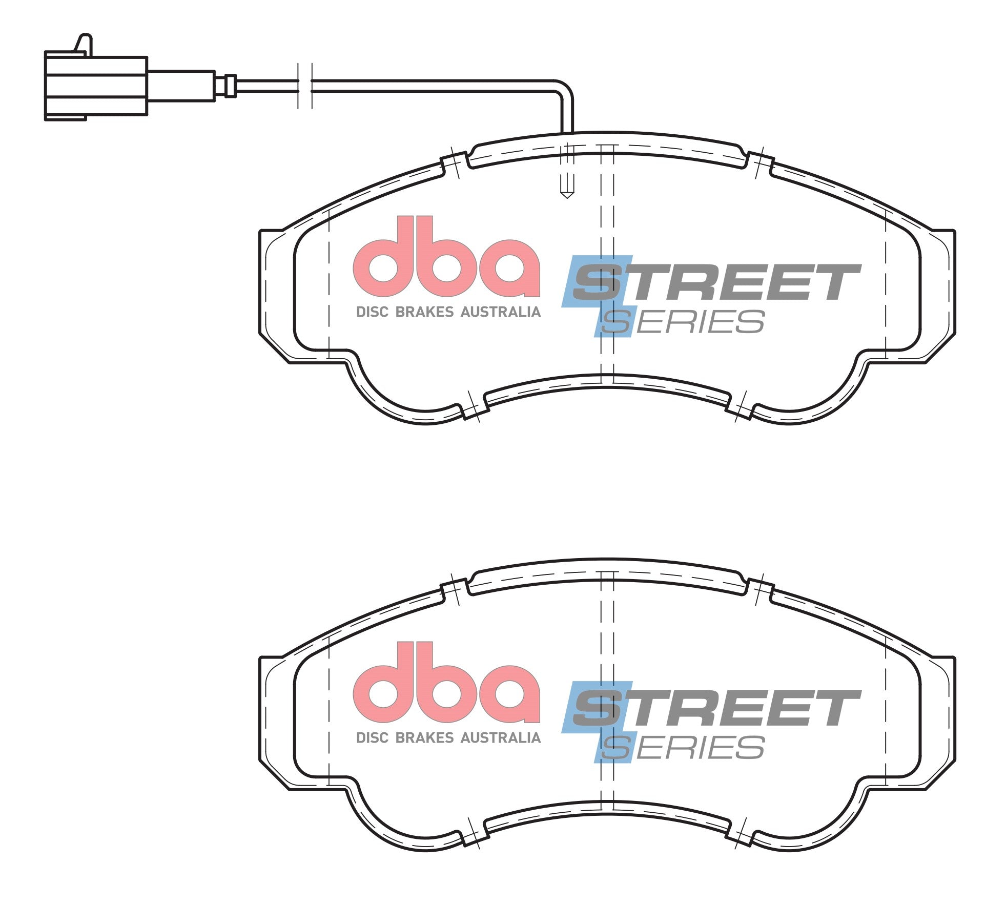 Placute Frana DBA Street Series Semi metallic Fata DB2045SS