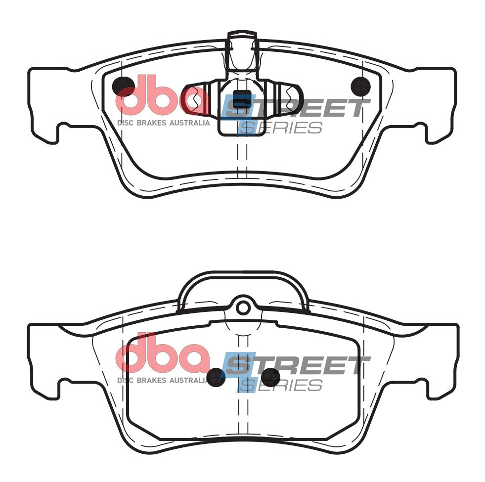 Placute Frana DBA Street Series Ceramic Spate Mercedes-Benz M-Class DB2049SS