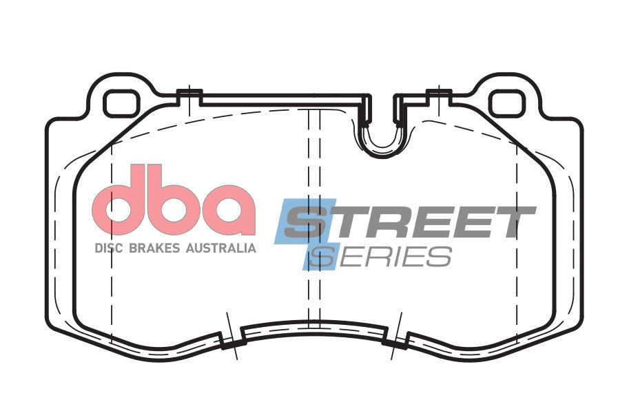 Placute Frana DBA Street Series Ceramic Fata Mercedes-Benz DB2057SS