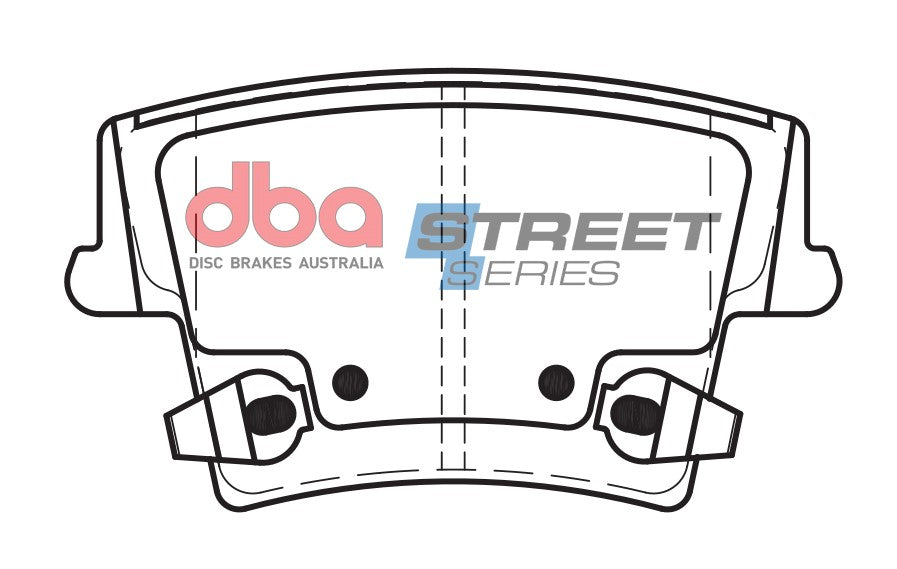 Placute Frana DBA Street Series Ceramic Spate Chrysler 300C / Dodge Challenger V6 DB2062SS