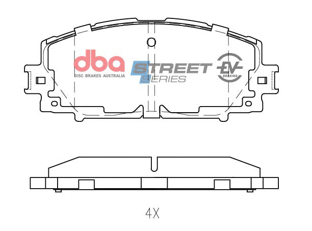 Placute Frana DBA Toyota Aqua Hybrid 2011 On / Corolla Hybrid 2019 On / Vitz Hybrid 2017 On / Lexus F Fata Toyota Prius DB2159SSEV