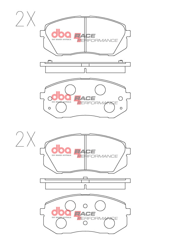 Placute Frana DBA Race Performance Fata Hyundai/Kia DB2174RP