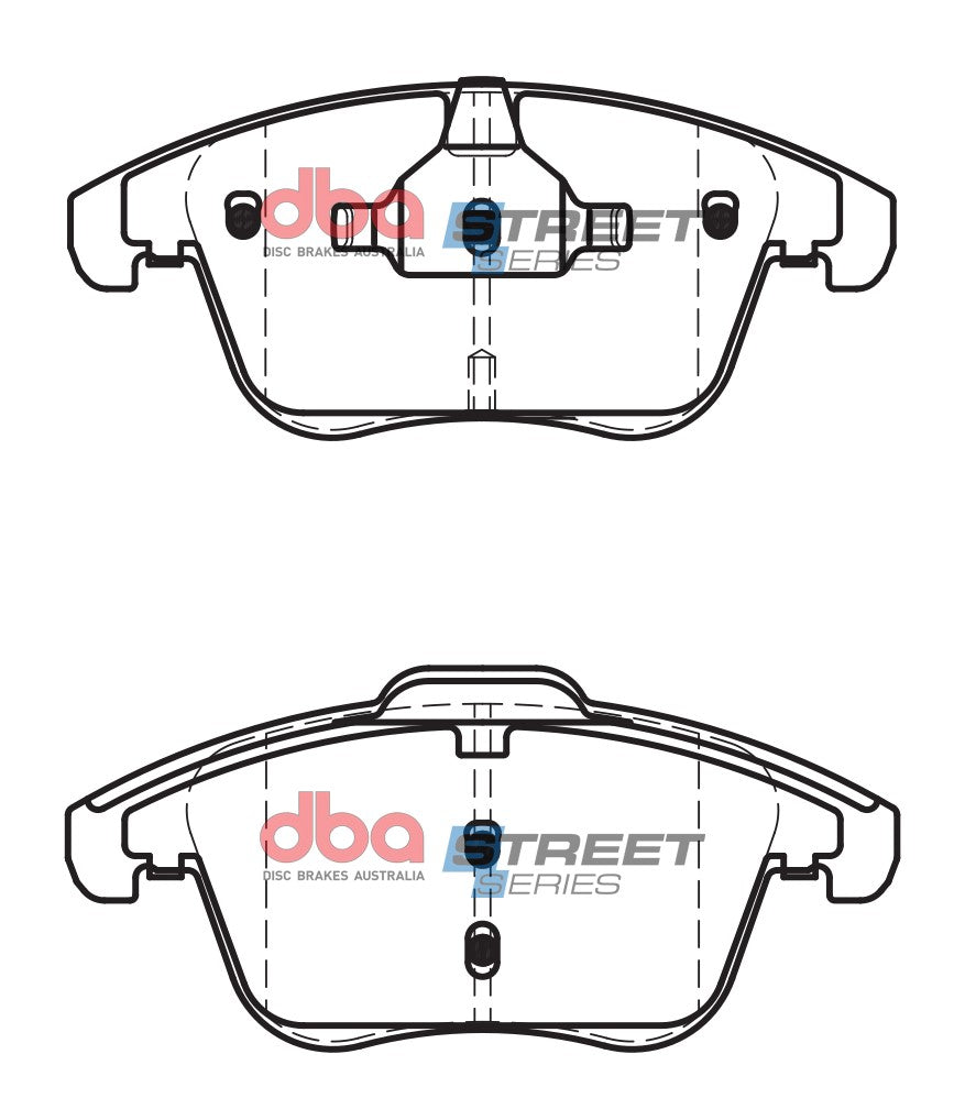 Placute Frana DBA Street Series Ceramic Fata Audi DB2184SS