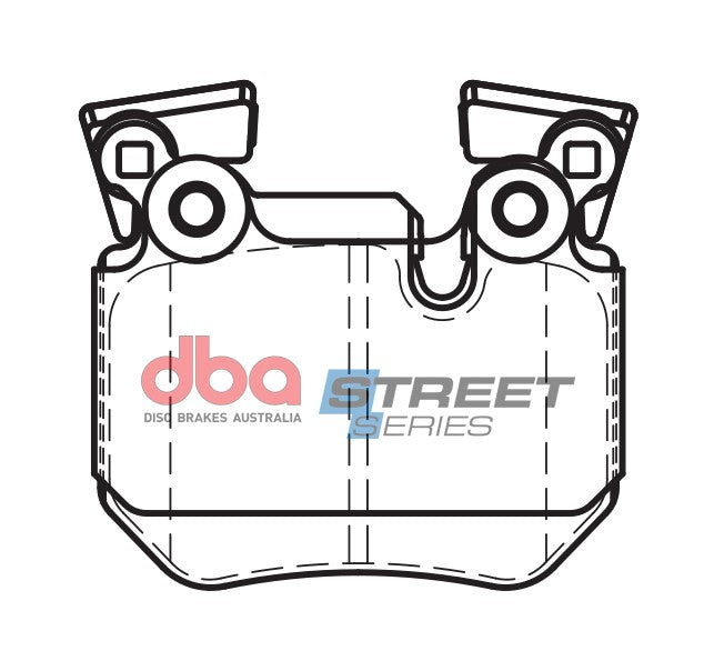 Placute Frana DBA Street Series Ceramic Spate BMW Seria 1 DB2196SS