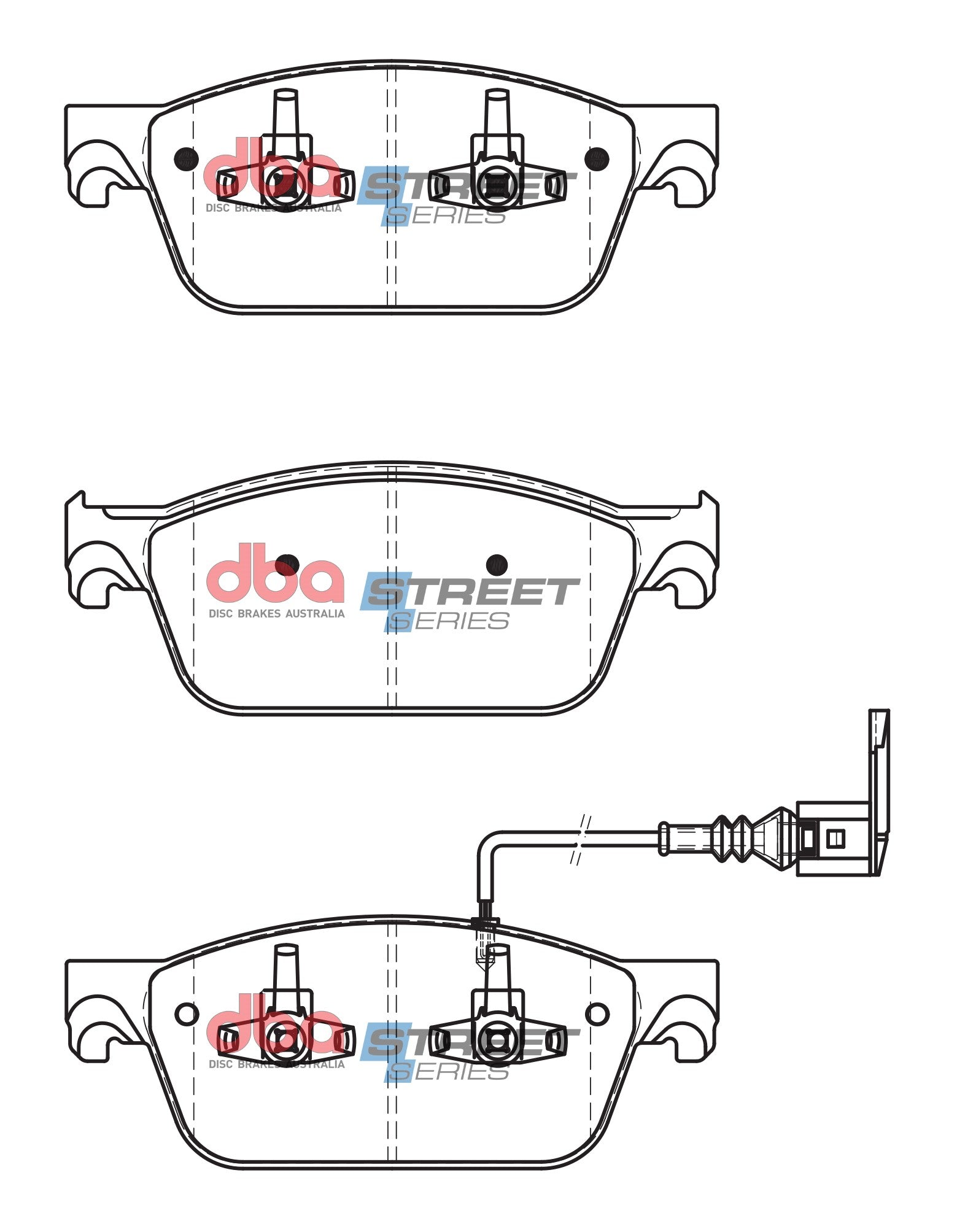 Placute Frana DBA Street Series Semi metallic Fata Volkswagen Transporter DB2200SS