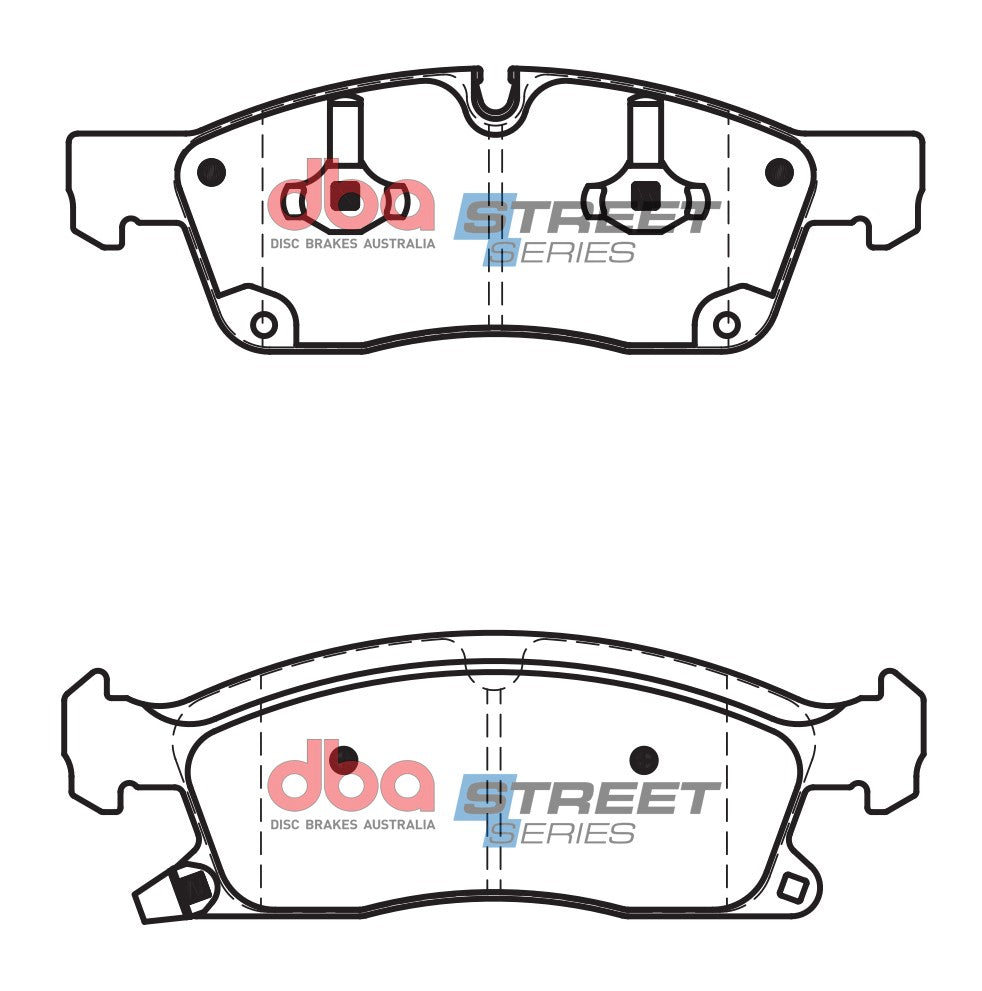 Placute Frana DBA Street Series Ceramic Fata Jeep Grand Cherokee / Mercedes-Benz M-Class DB2216SS