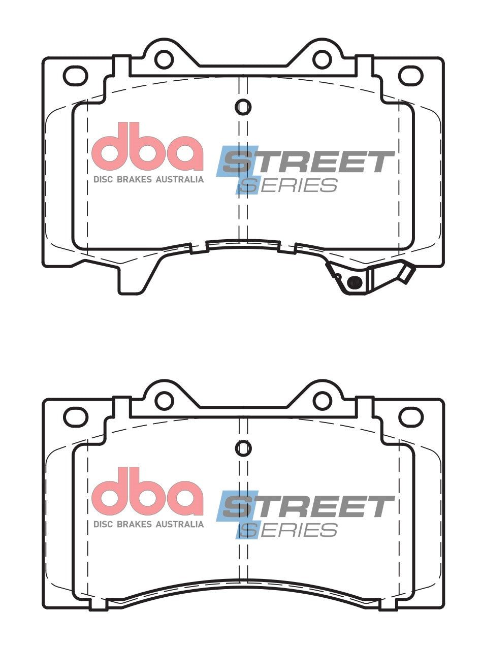 Placute Frana DBA Street Series Semi metallic Fata Nissan Patrol DB2242SS