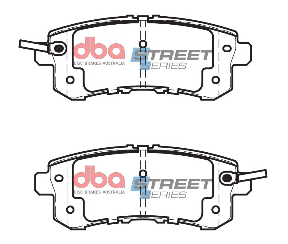 Placute Frana DBA Street Series Ceramic Spate Nissan Patrol DB2244SS