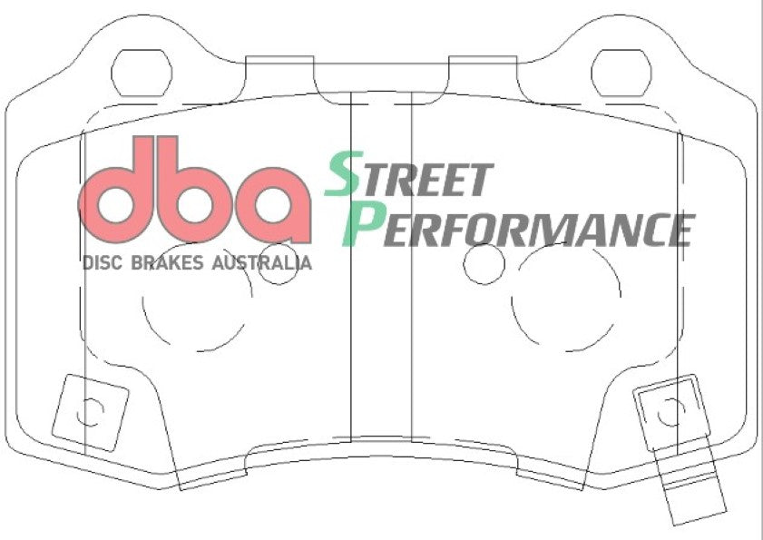 Placute Frana DBA Street Performance Spate Chrysler/Jeep/Tesla DB2260SP