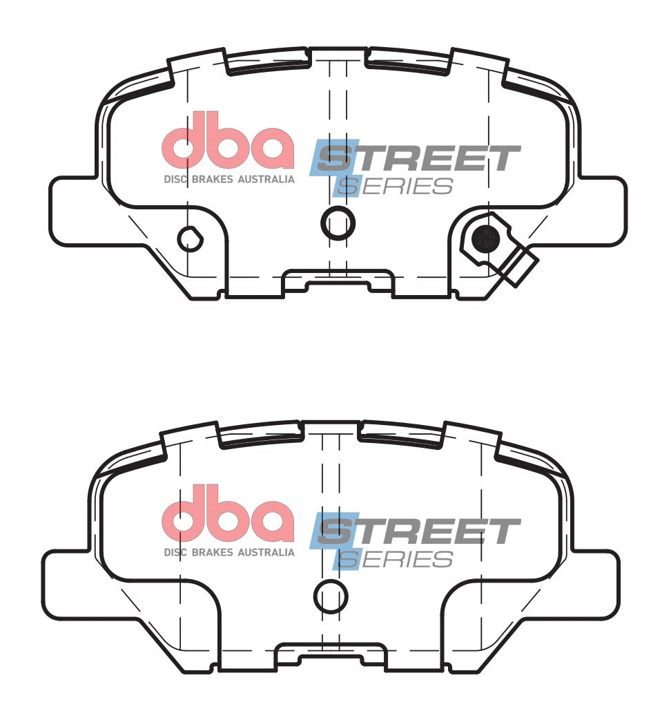 Placute Frana DBA Street Series Ceramic Spate Citroen/Mazda/Mitsubishi DB2294SS