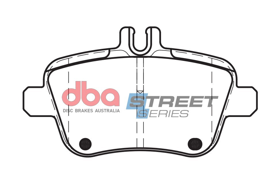 Placute Frana DBA Street Series Ceramic Spate Mercedes-Benz DB2318SS