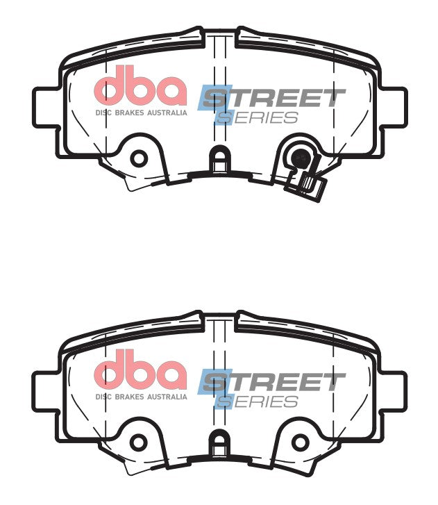 Placute Frana DBA Street Series Ceramic Spate Mazda Mazda 3 DB2331SS