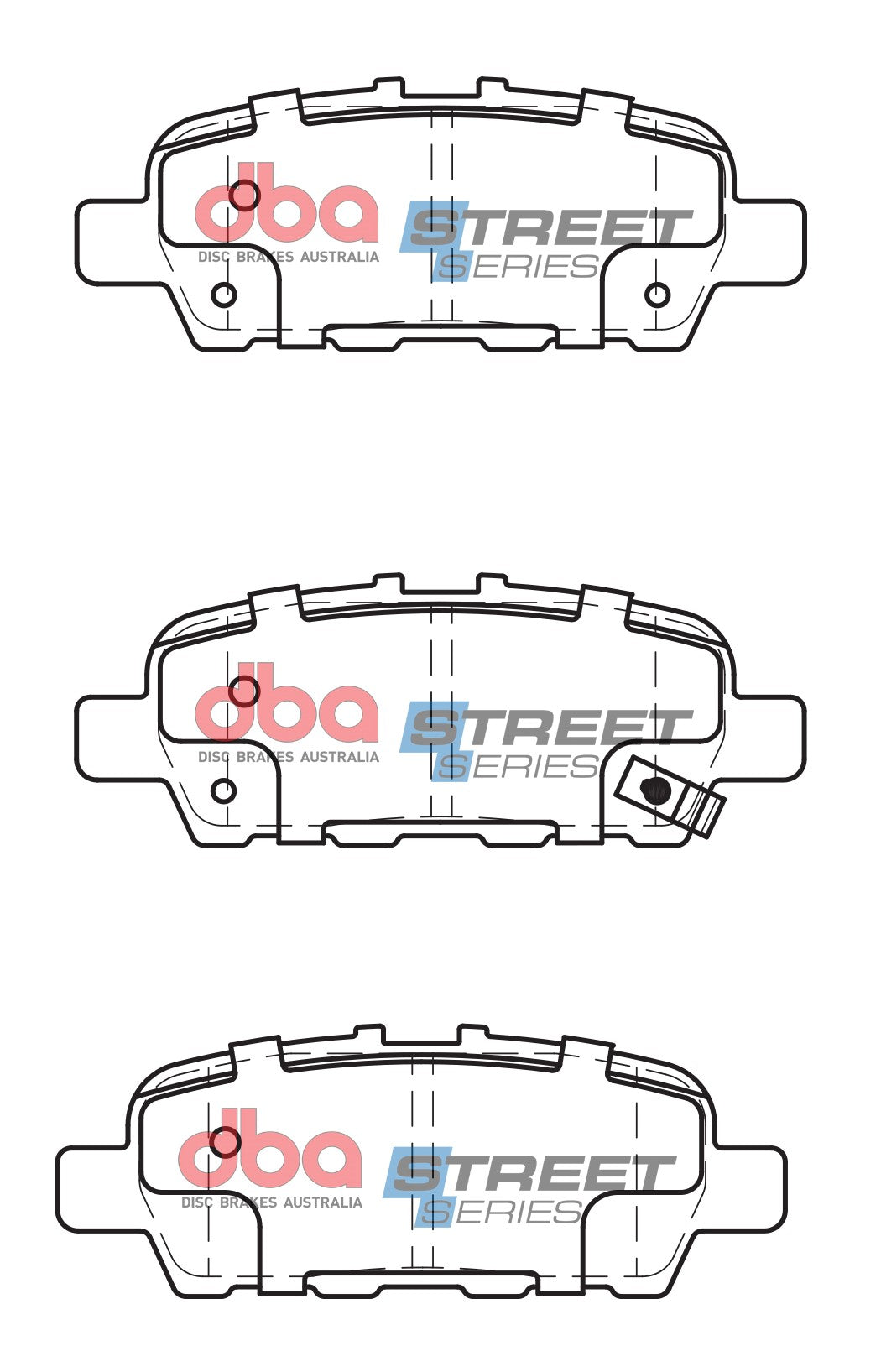 Placute Frana DBA Street Series Ceramic Spate Infiniti/Nissan DB2340SS