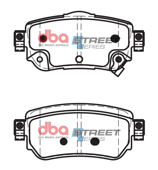 Placute Frana DBA Street Series Ceramic Spate Nissan/Renault DB2357SS