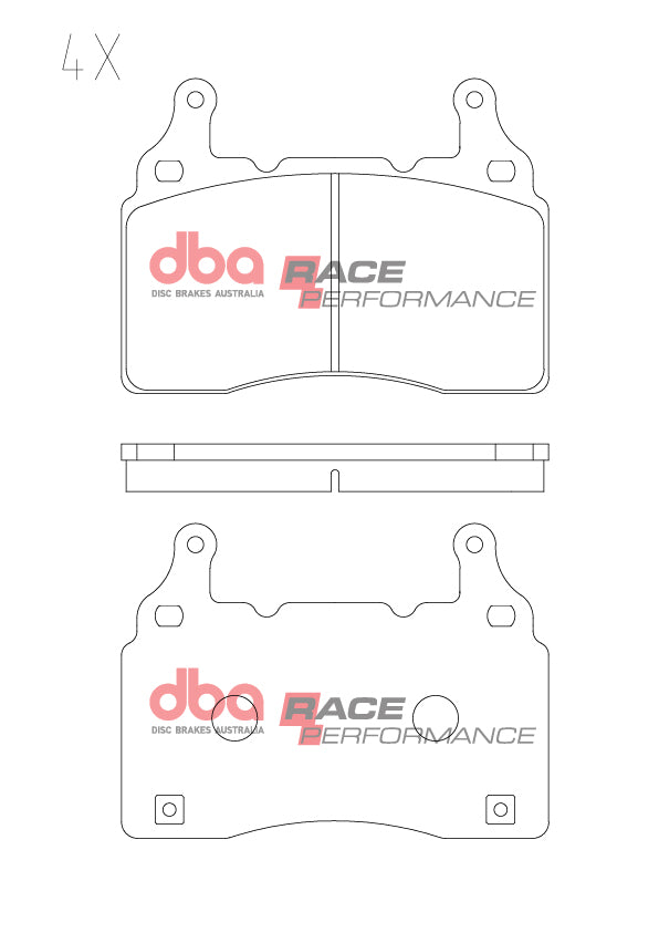 Placute Frana DBA Race Performance Fata Chevrolet/Tesla DB2358ARP