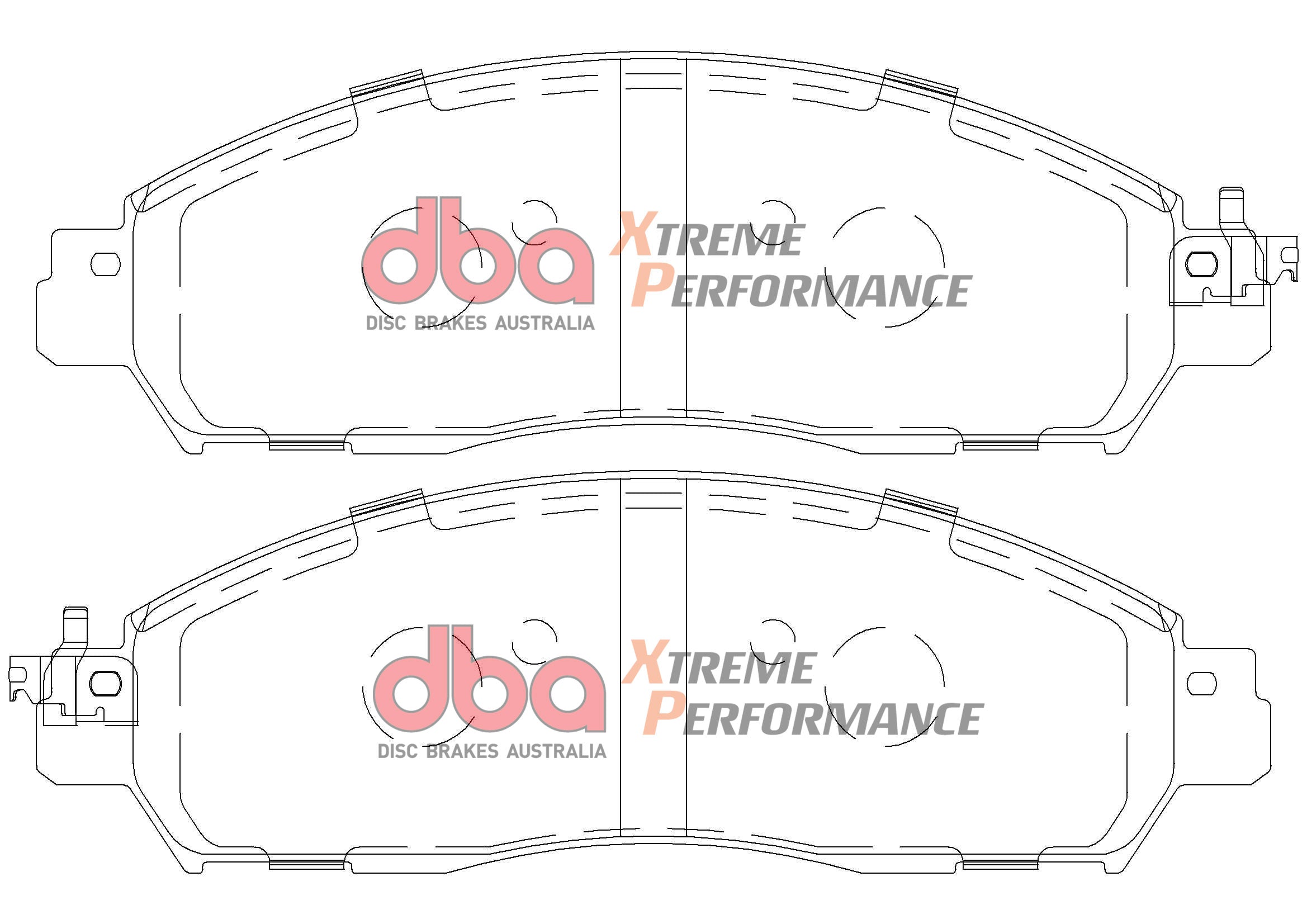 Placute Frana DBA Xtreme Performance Fata Nissan Leaf DB2374XP