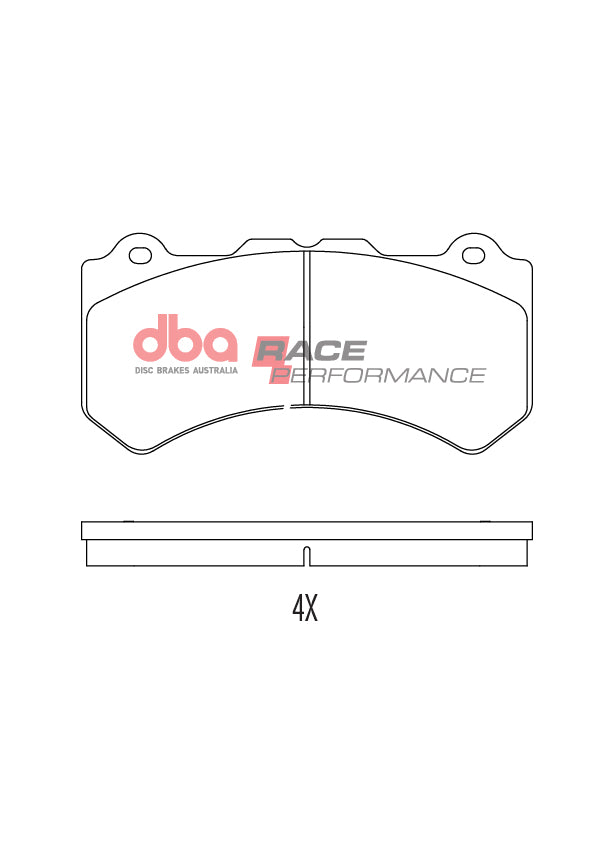 Placute Frana DBA Race Performance Fata Chevrolet/Dodge/Jeep DB2375RP
