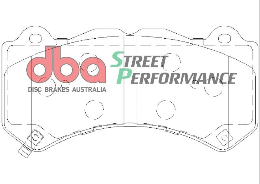 Placute Frana DBA Street Performance Fata Chevrolet/Dodge/Jeep DB2375SP