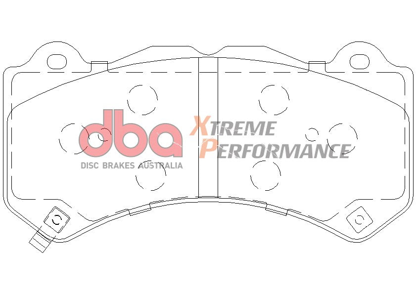 Placute Frana DBA Xtreme Performance Fata Chevrolet/Dodge/Jeep DB2375XP