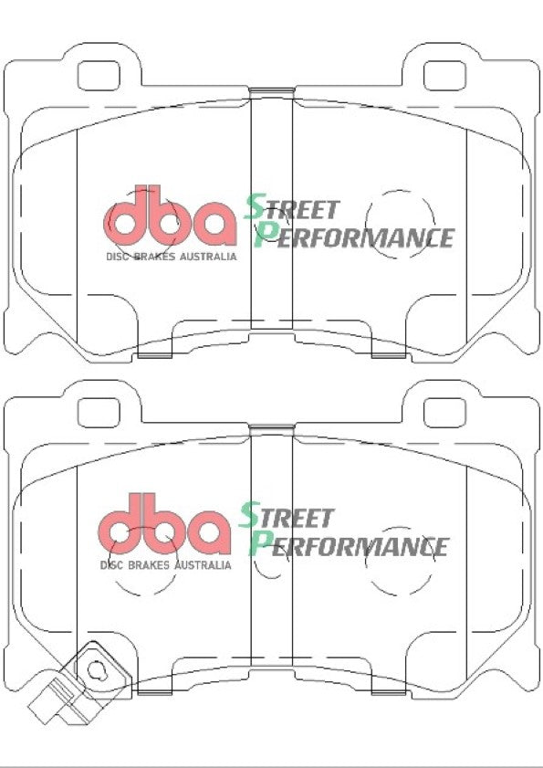 Placute Frana DBA Street Performance Fata Infiniti/Nissan DB2400SP
