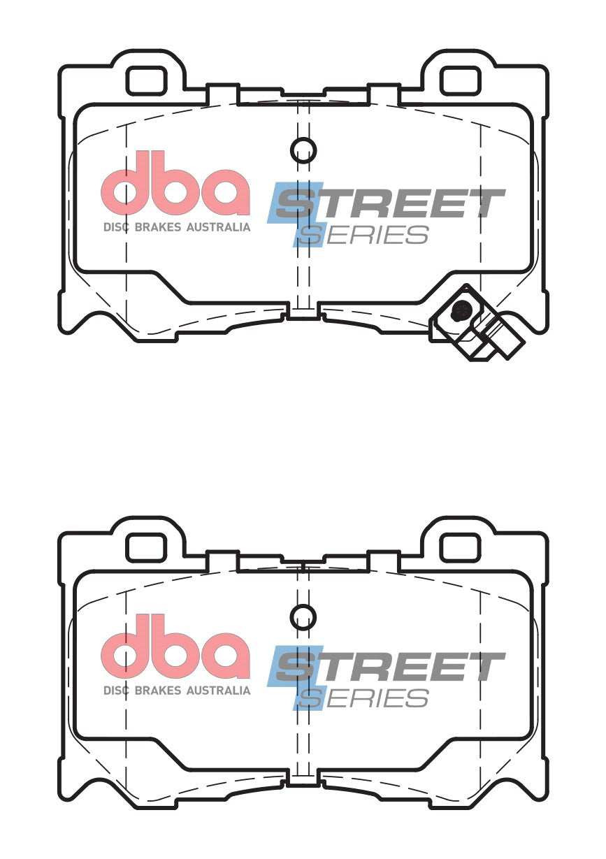 Placute Frana DBA Street Series Ceramic Fata Infiniti/Nissan DB2400SS