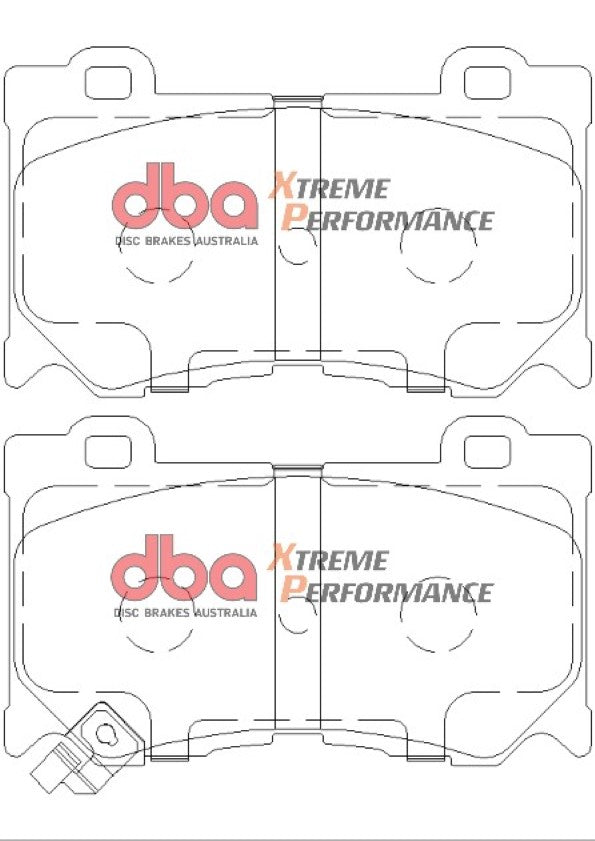 Placute Frana DBA Brake Kit 4000 Series T3 Slotted & Xtreme Performance (2x DBA42314S + DB2400XP) Fata Infiniti/Nissan DBA42314S-2400XP