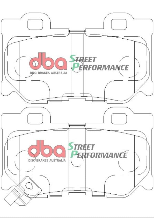 Placute Frana DBA Street Performance Spate Infiniti/Nissan DB2401SP