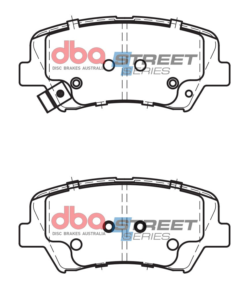 Placute Frana DBA Street Series Ceramic Fata Hyundai DB2443SS