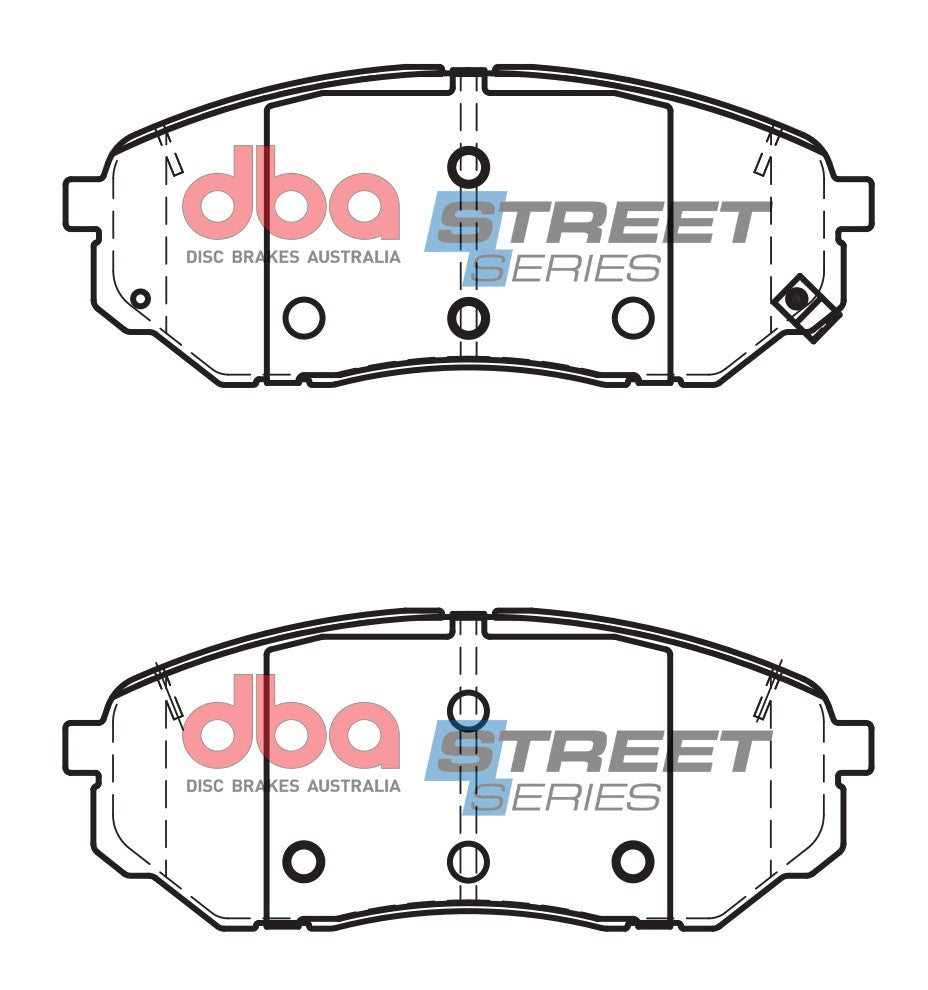 Placute Frana DBA Street Series Ceramic Fata Hyundai Santa Fe DB2446SS