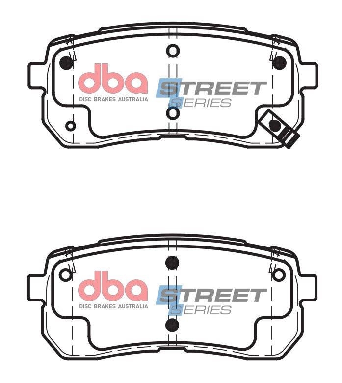 Placute Frana DBA Street Series Ceramic Spate Hyundai iLoad / Kia Carnival DB2447SS