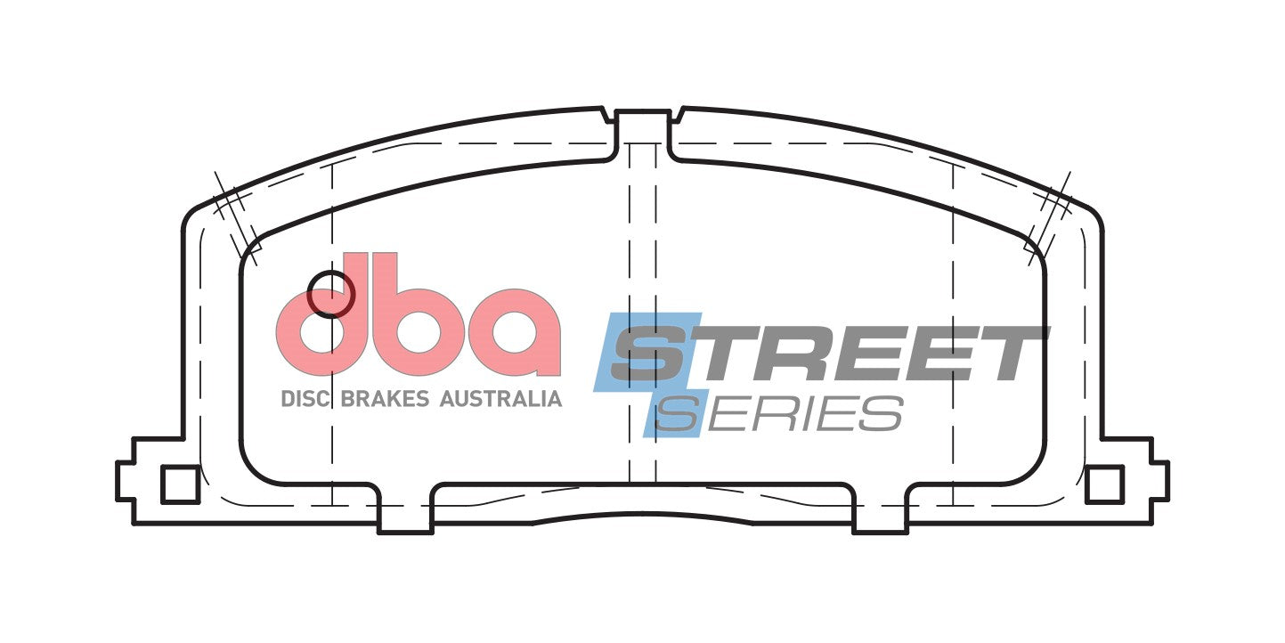 Placute Frana DBA Street Series Ceramic Fata Toyota DB308SS