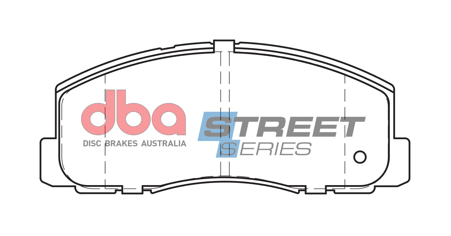 Placute Frana DBA Street Series Ceramic Fata Mitsubishi DB319SS