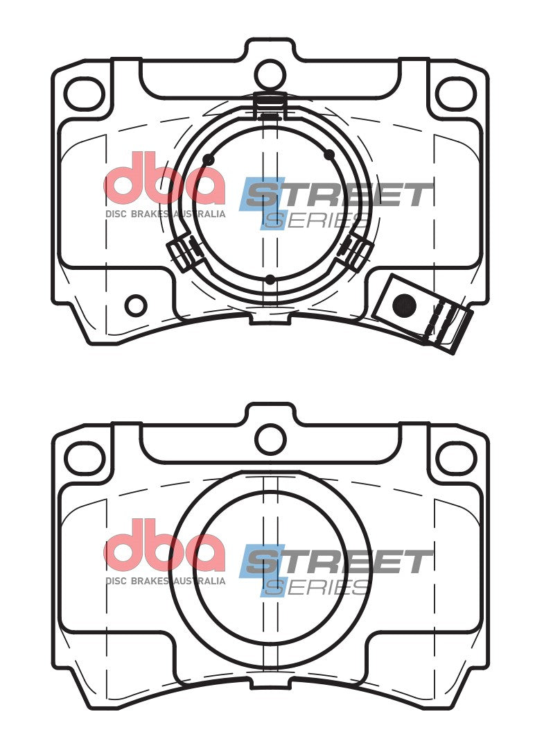 Placute Frana DBA Street Series Ceramic Fata Kia/Mazda DB406SS