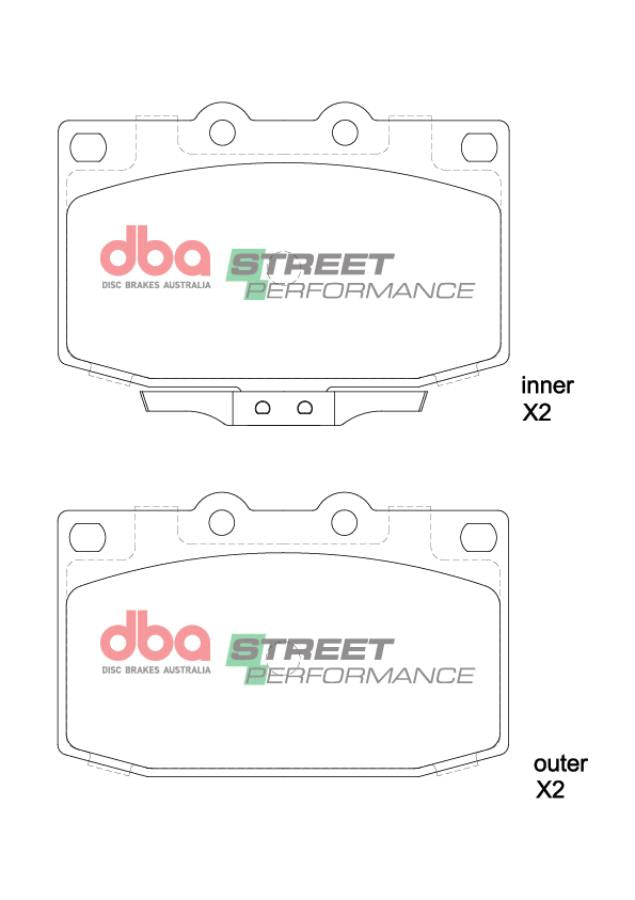 Placute Frana DBA Street Performance Fata Mazda RX-7 DB416SP