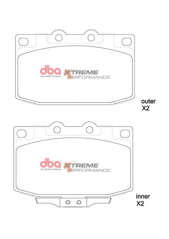 Placute Frana DBA Xtreme Performance Fata Mazda RX-7 DB416XP