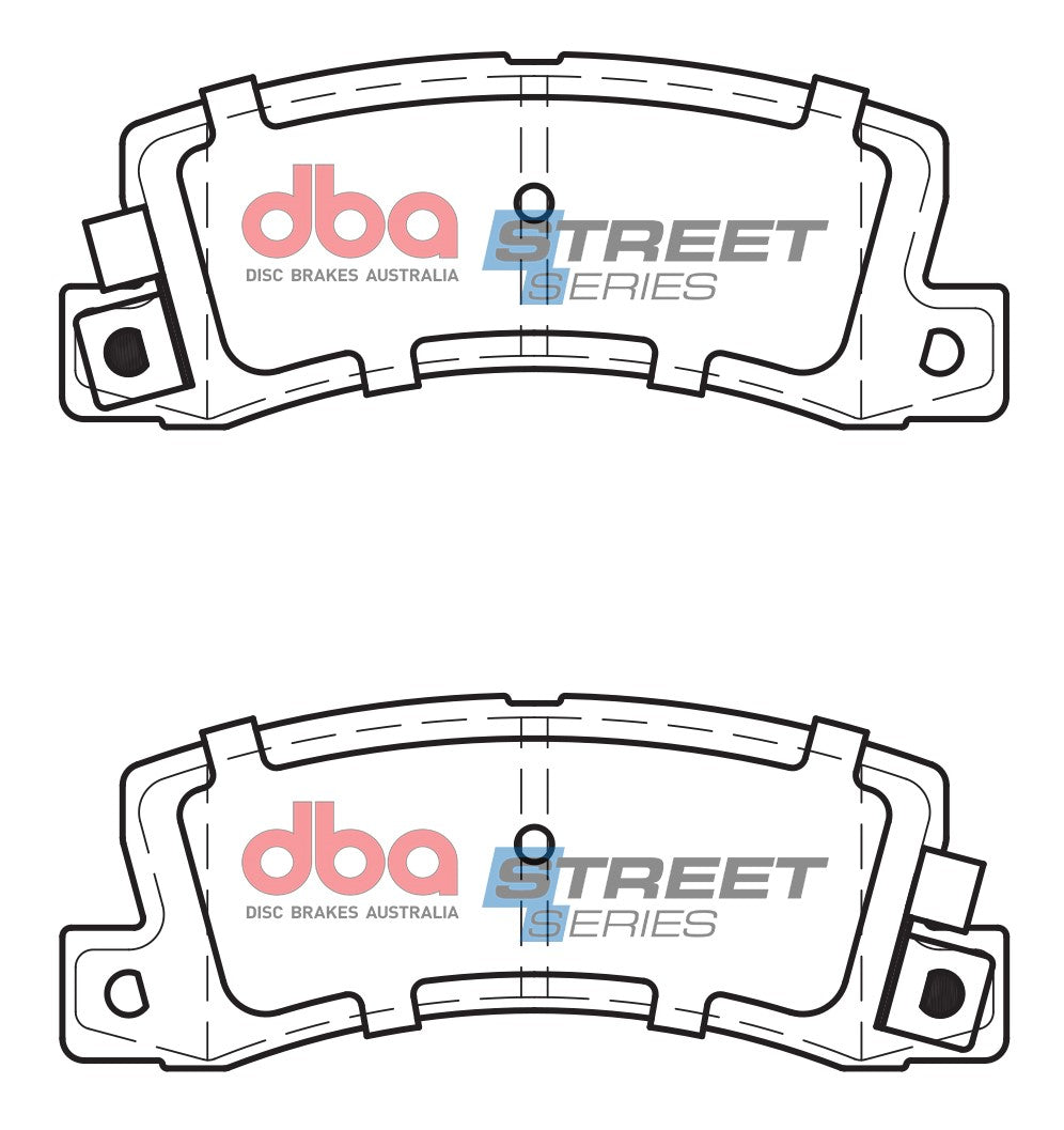 Placute Frana DBA Street Series Ceramic Spate Toyota Corolla DB422SS