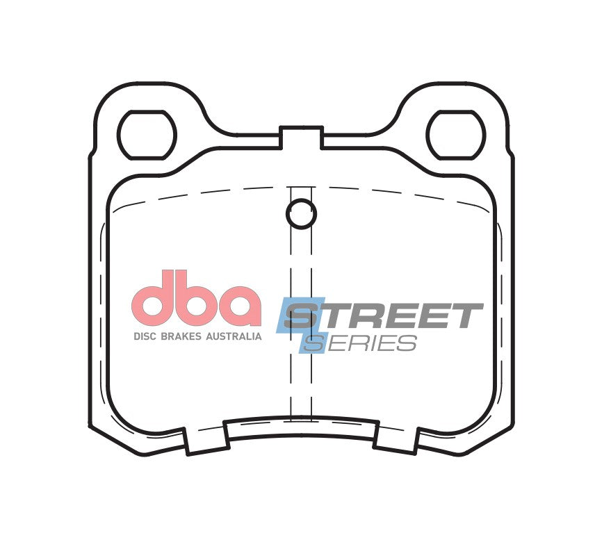 Placute Frana DBA Street Series Ceramic Spate Mercedes-Benz DB433SS
