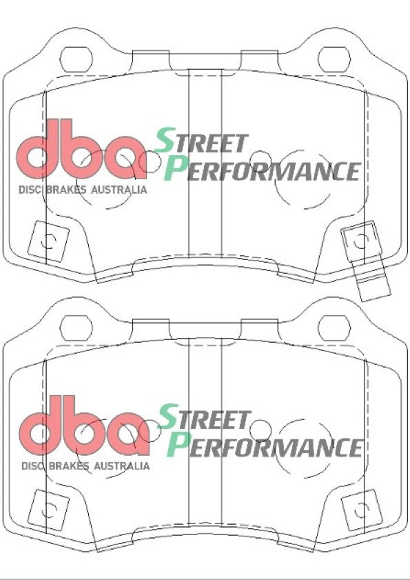 Placute Frana DBA Street Performance Spate DB8805SP