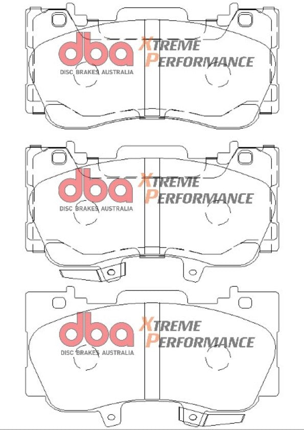 Placute Frana DBA Brake Kit 4000 Series T3 Slotted & Xtreme Performance (2x DBA42164S + DB9011XP) Fata Ford Mustang DBA42164S-9011XP