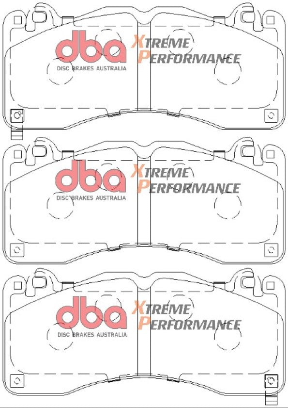 Placute Frana DBA Brake Kit 4000 Series T3 Slotted & Xtreme Performance (2x DBA42166S + DB9021XP) Fata Ford Mustang DBA42166S-9021XP