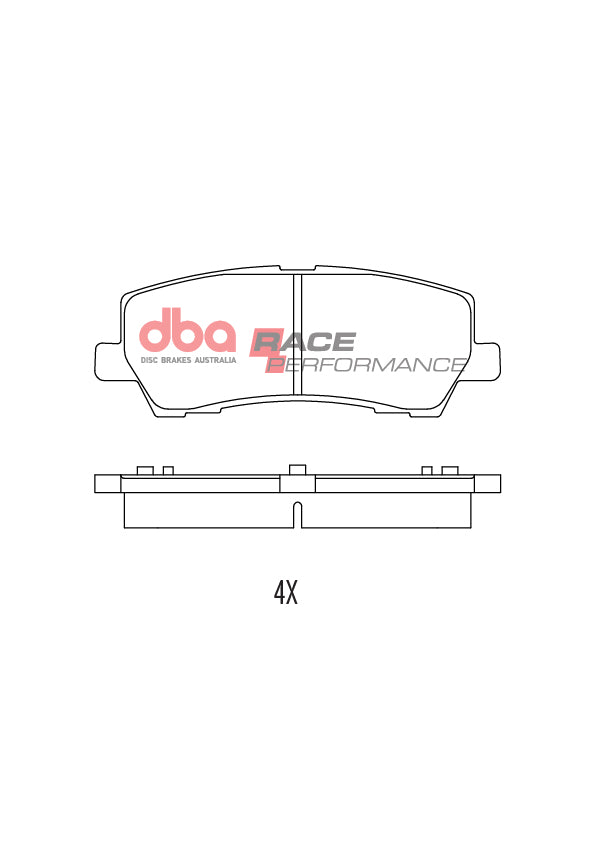Placute Frana DBA Race Performance Spate Ford Mustang DB9022RP