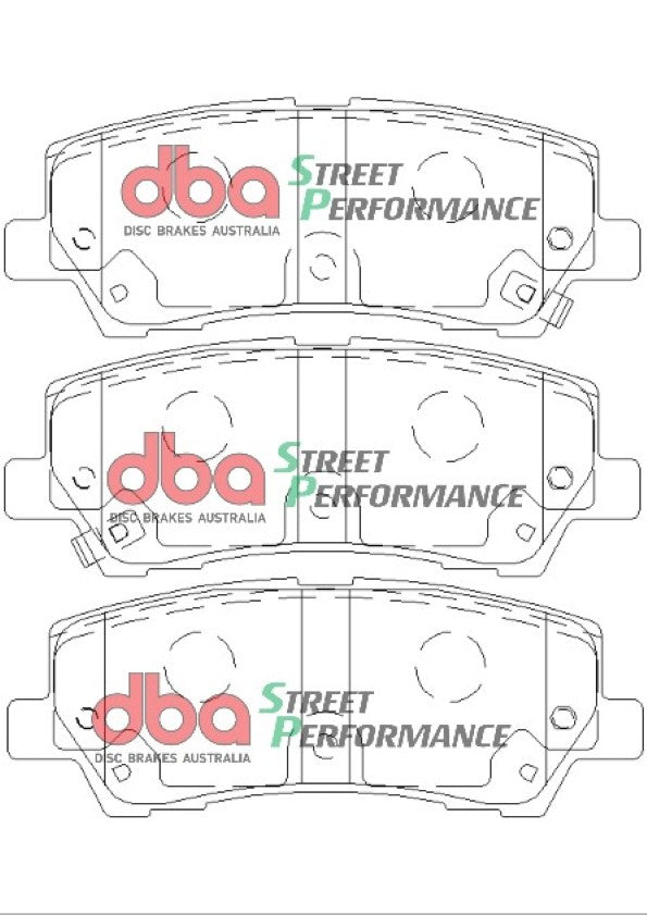 Placute Frana DBA Brake Kit 4000 Series T3 Slotted & Street Performance (2x DBA42165S + DB9022SP) Spate Ford Mustang DBA42165S-9022SP