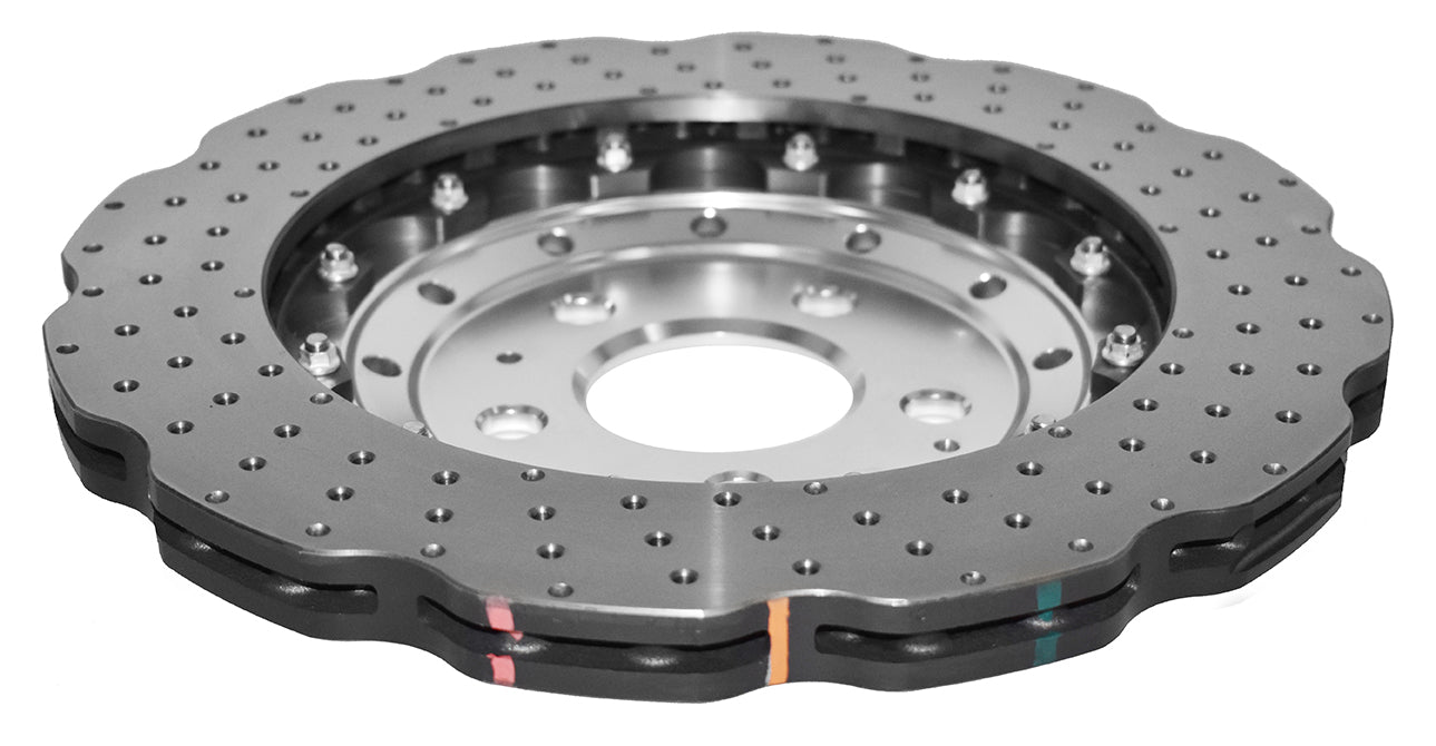 Disc Frana DBA 5000 Series Crossed Drilled & Dimpled Silver Hat Spate 330mm Audi RS4 DBA52835WSLVXD
