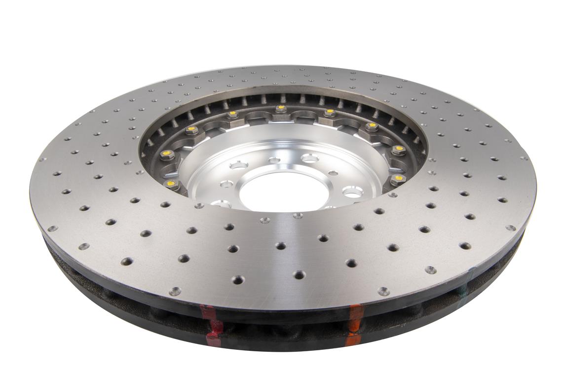 Disc Frana DBA 5000 Series Crossed Drilled & Dimpled Silver Hat Fata 380mm BMW DBA53298SLVXD