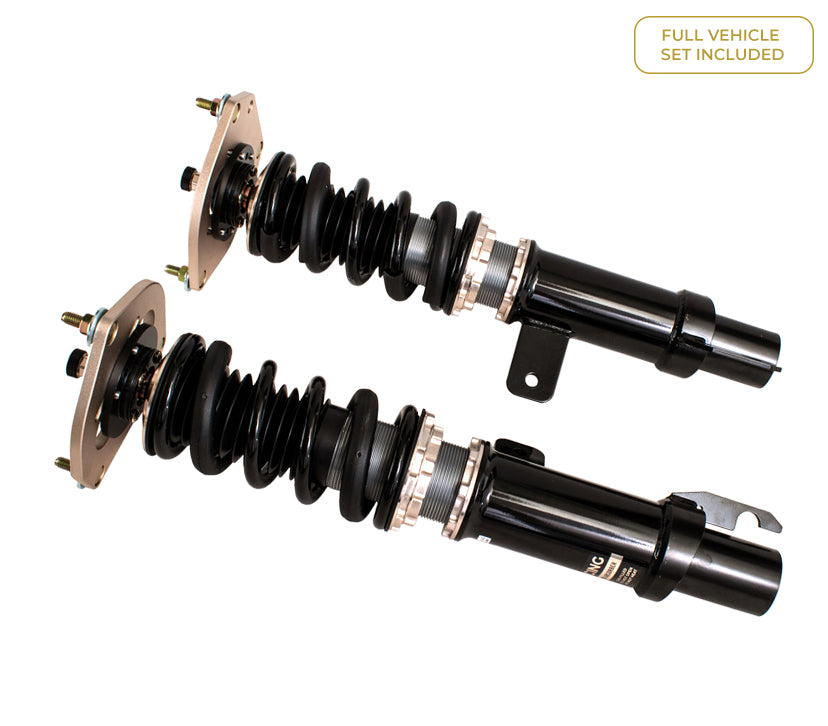 Suspensie Reglabila Coilover BC Racing DS - Volkswagen Polo MK5 (05-09) FWD, strut 54.5mm, INC GTI/TDI/R32 si altele