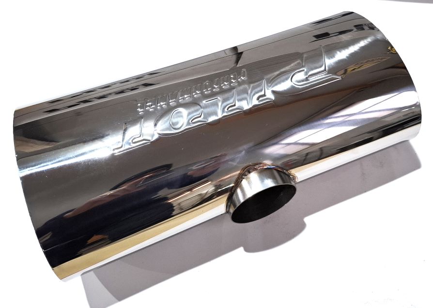 Toba Esapament Inox PILOT Performance Transversala cu iesiri dual Intrare 76mm / Iesiri 2X63mm