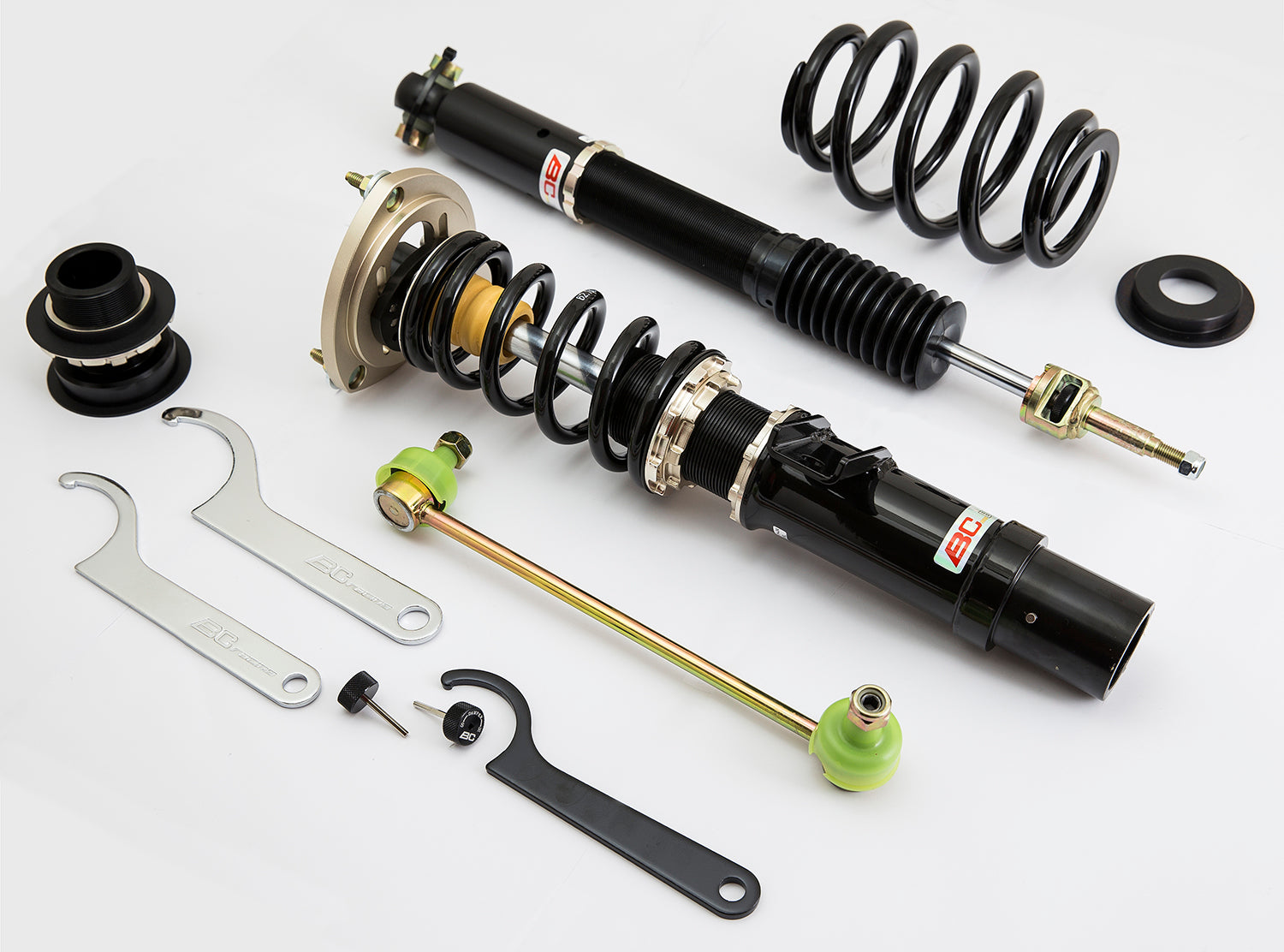 Suspensie Reglabila Coilover BC Racing BR - Volkswagen Golf MK7 (13-19) FWD, strut 54.5mm, INC R & GTI