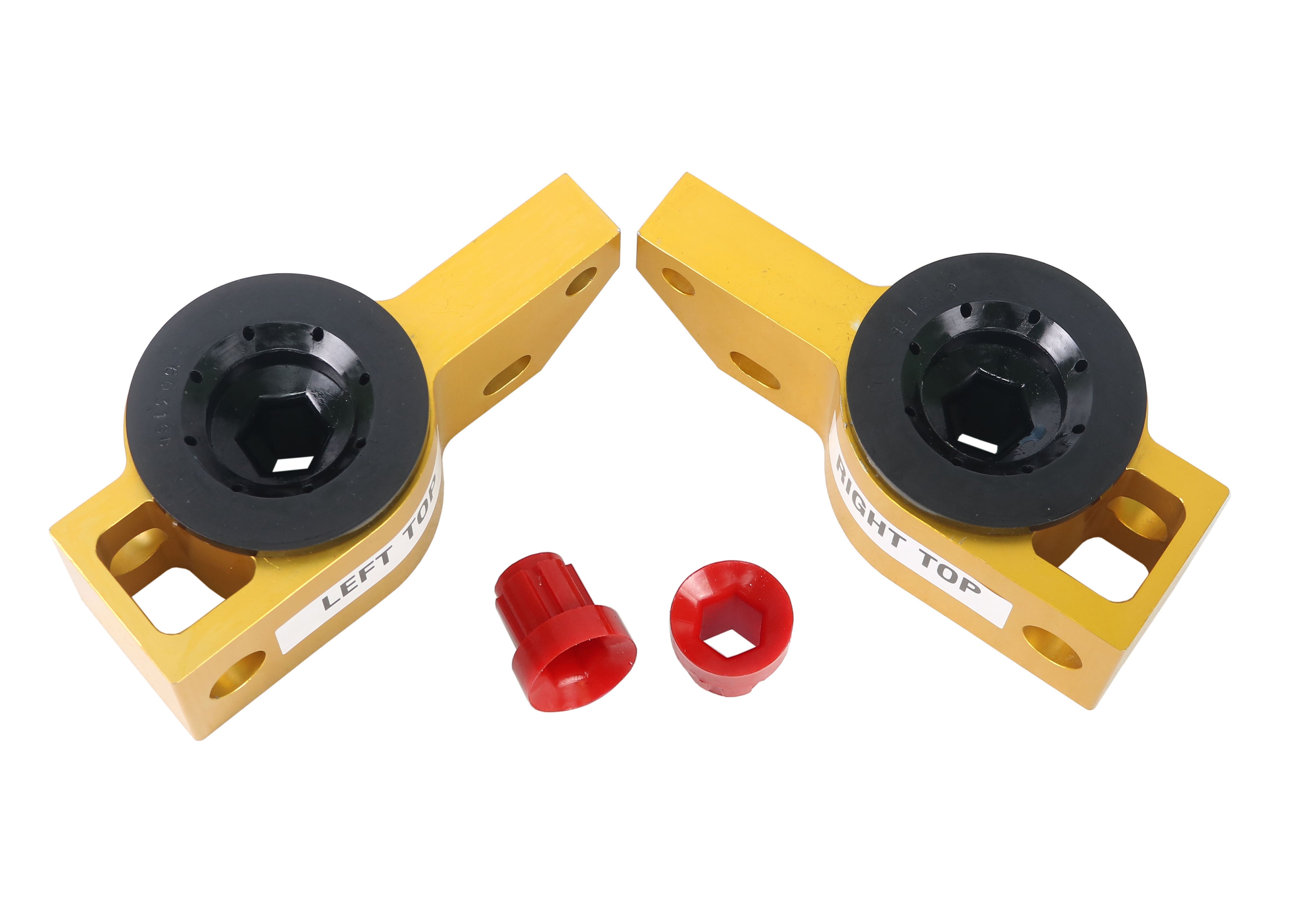 Set bucse brat suspensie inferior spate interior (decalaj dublu) Whiteline pentru Audi A3 / Seat Altea / Skoda Octavia / Vw Caddy - KCA316