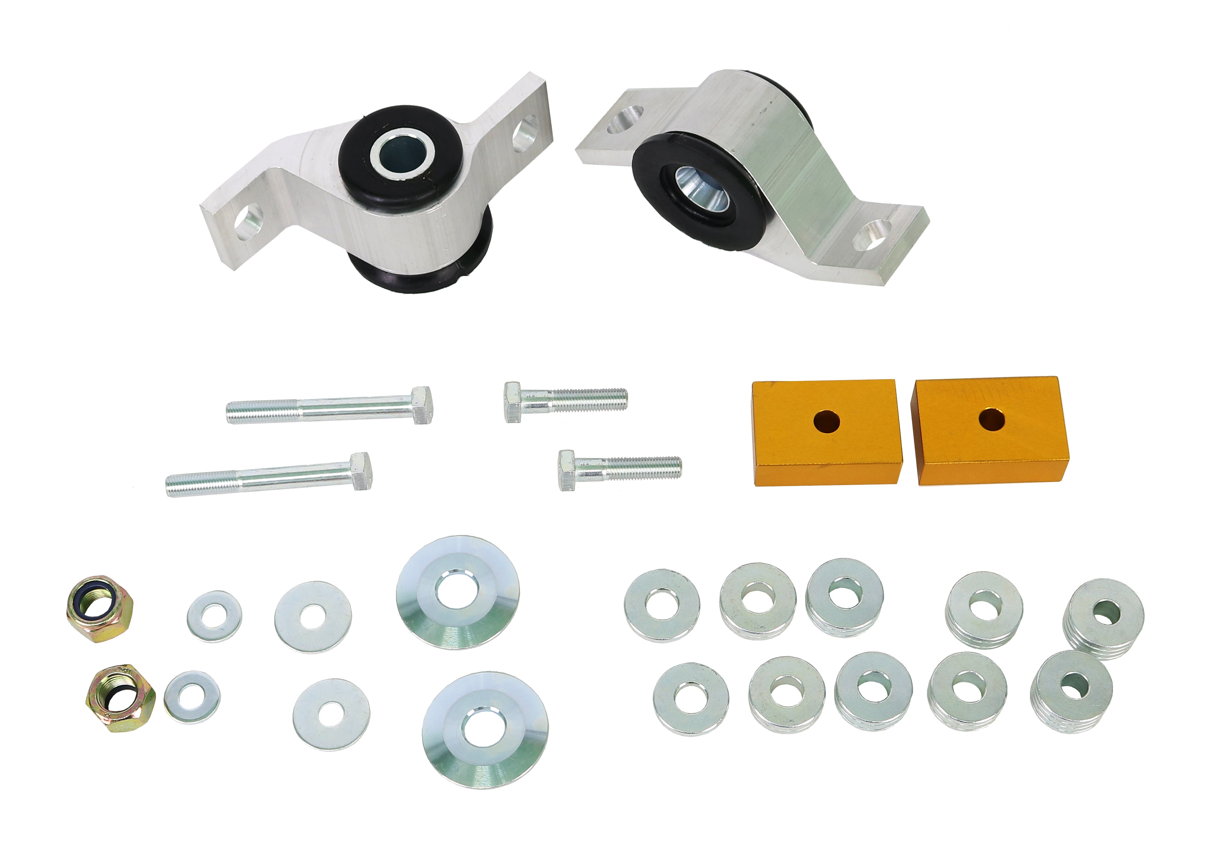 Set bucse brat suspensie inferior spate interior (decalaj dublu) Whiteline pentru Subaru Impreza - KCA359M